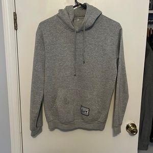 Plain gray sweatshirt